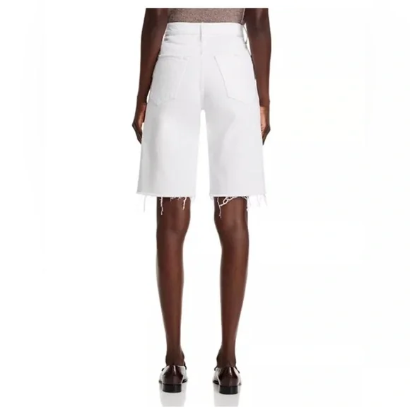 New MOTHER The Maven Bermuda Fray Shorts Sz 25 - Picture 10 of 12